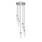 Z-Lite Beau Chandelier, 7-Light, 18 In.W x 12.75 In.H, Brushed Nickel/Clear 740P-7R-BN - alternate 1